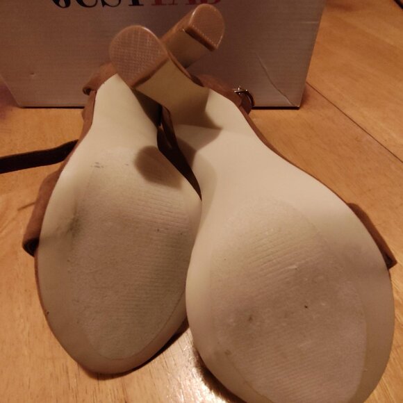 EUC Just Fab Whiskey High Heels. Size 7. SHIPS FREE - Picture 5 of 6